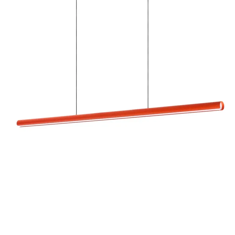 Dorica - Sospensione a tubo LED in acciaio dal design per cucina