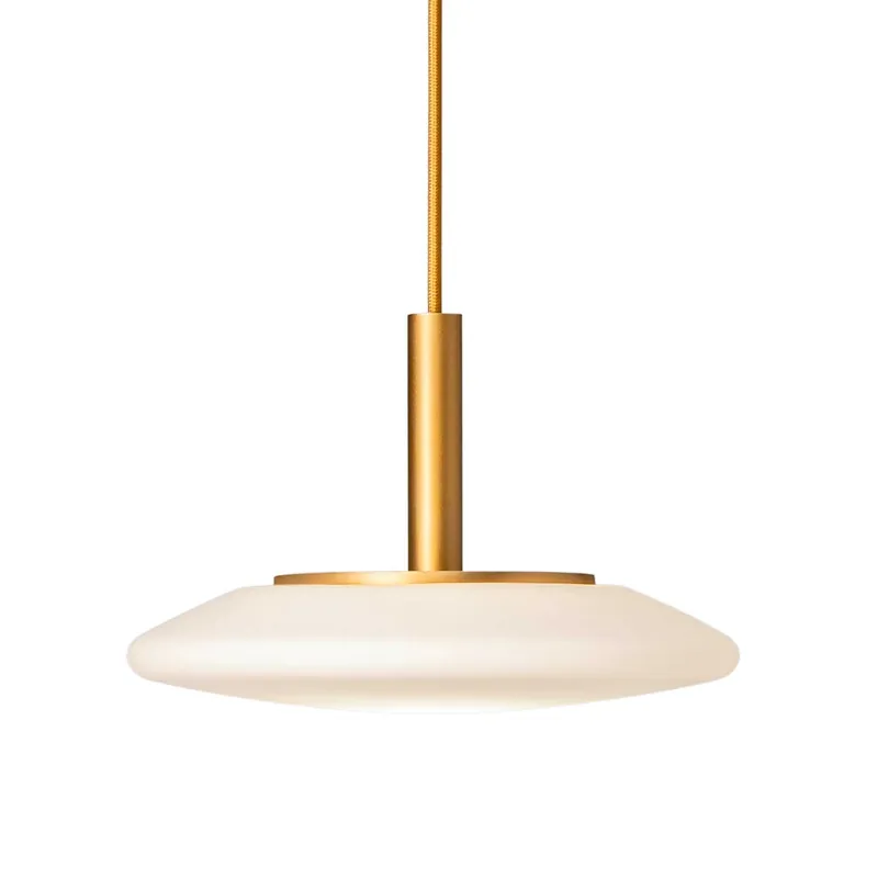 Thales - Lampadario LED dimmerabile in vetro design minimalista per cucina