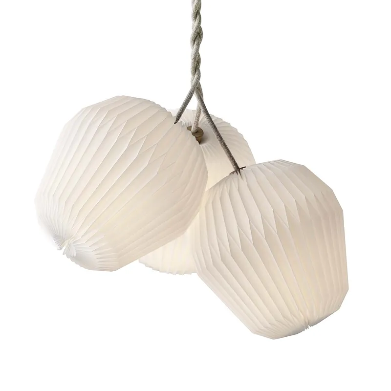 BOUQUET 3 - Lámpara colgante de papel plegado hecha a mano