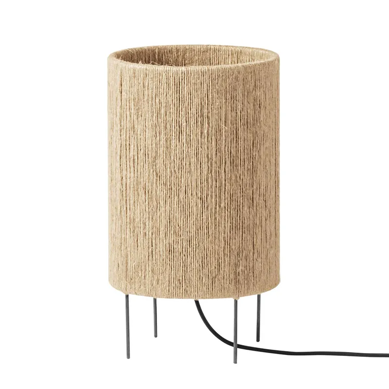RO - Lámpara de mesa en hilo de yute habitación bohemia
