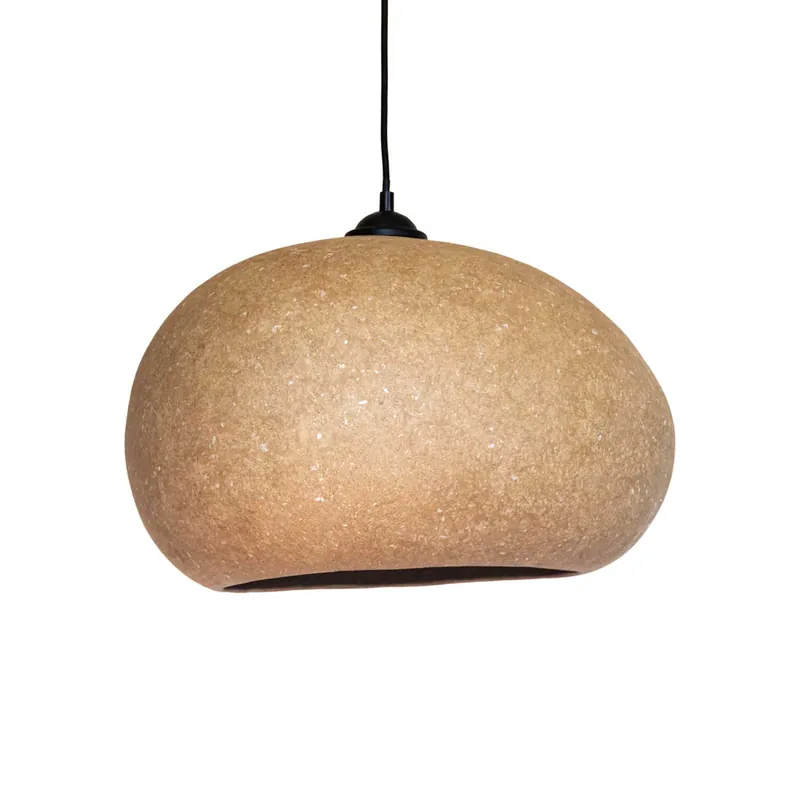 Pebble - Lámpara colgante diseño wabi-sabi en forma de guijarro
