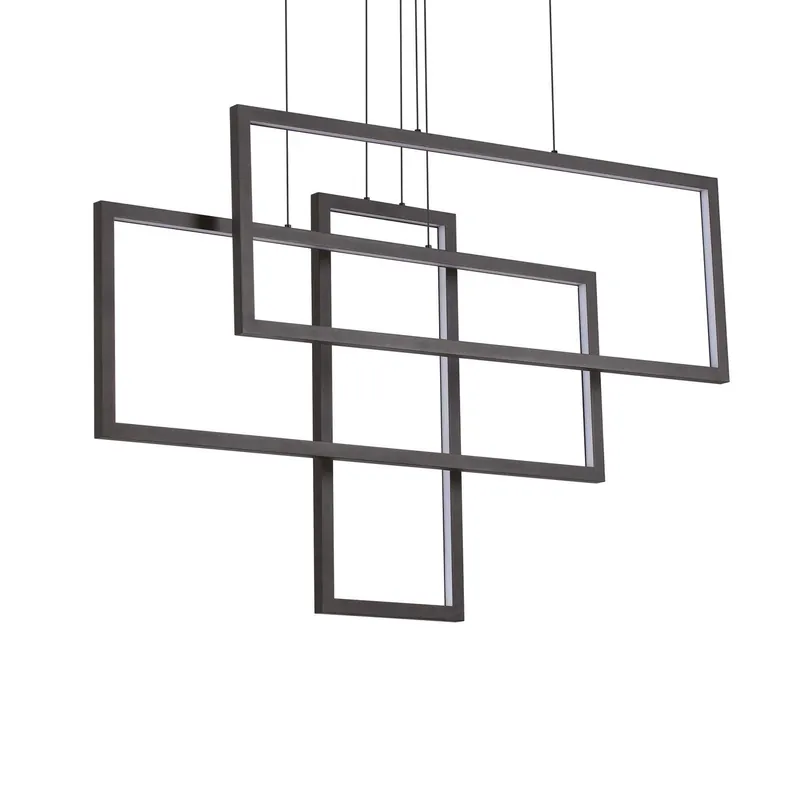 FRAME - Lámpara colgante diseño geométrico LED integrada
