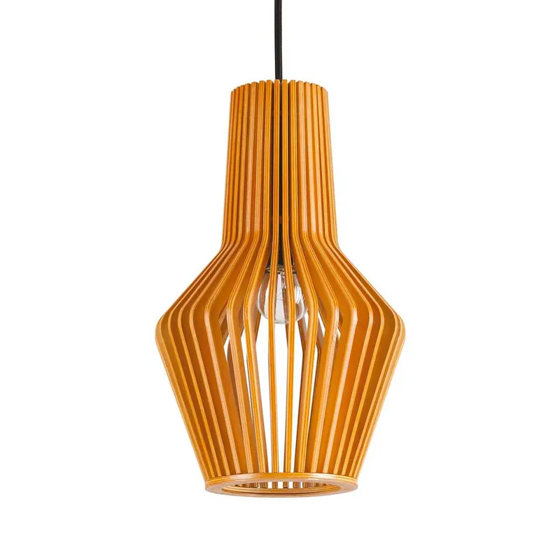 CITRUS - Lámpara colgante de lamas de madera de diseño