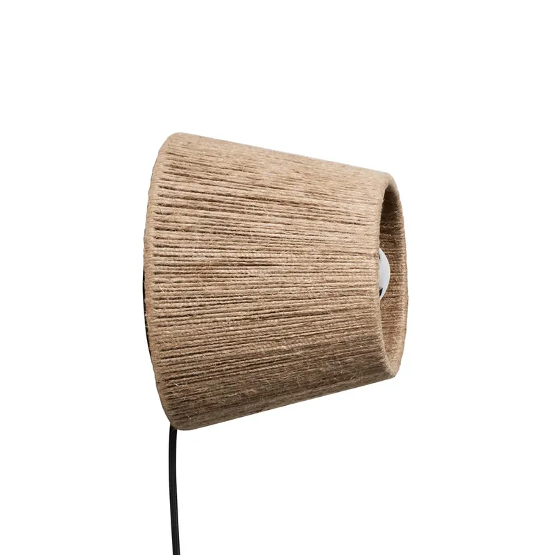 RO - Aplique de pared en hilo de yute natural hecho a mano