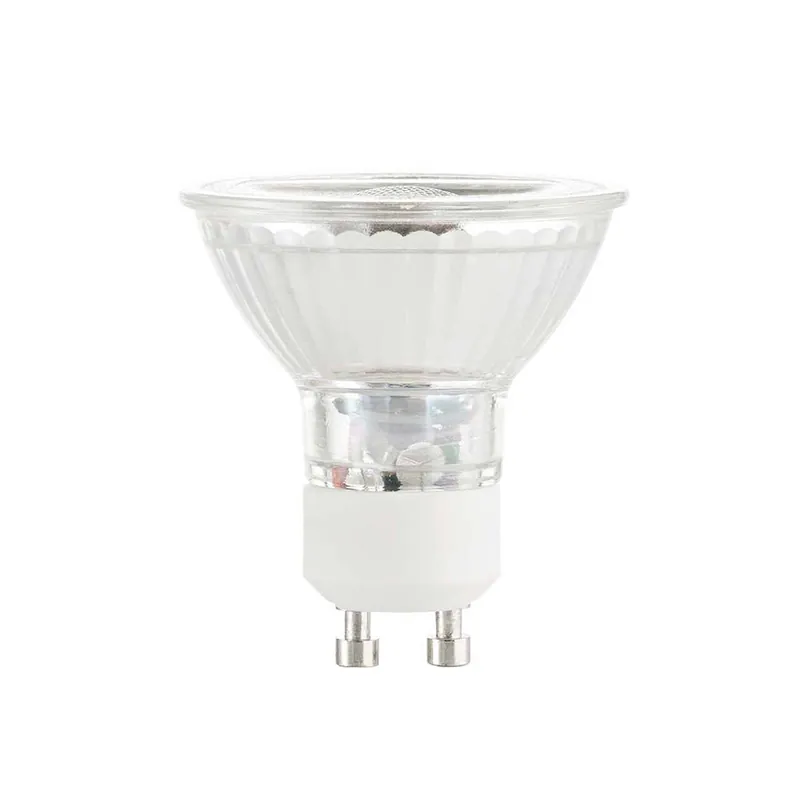 Lote de 10 bombillas GU10 LED transparente 50°