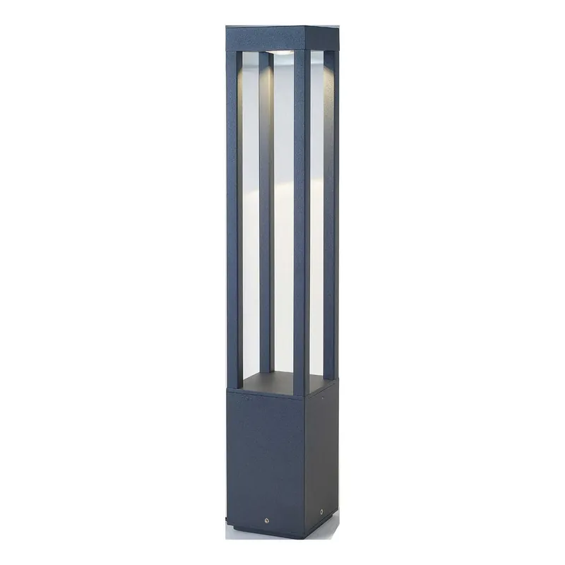 Agra - Poste exterior led moderno de acero para caminos