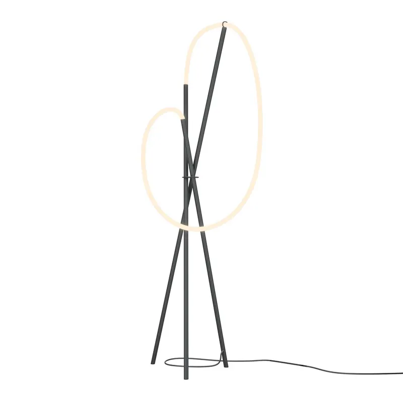 Gancho - Lámpara de pie tubo LED flexible diseño moderno