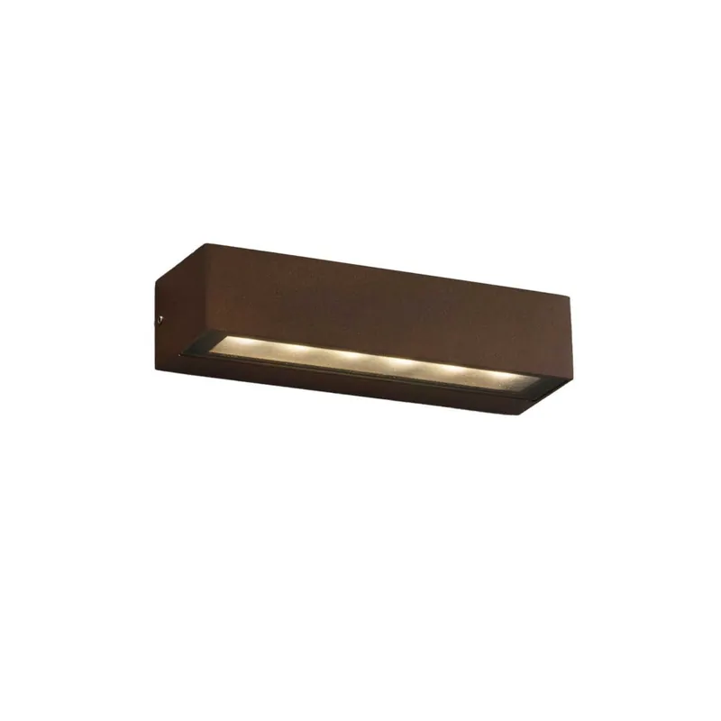Doro - Aplique de pared led de acero para exterior moderno
