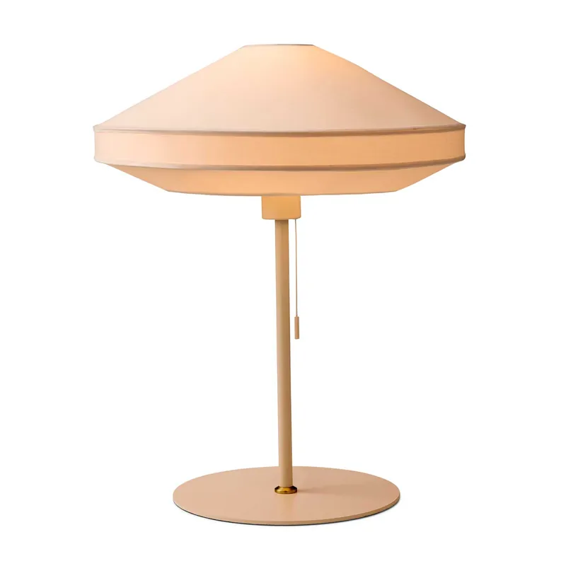 Paris Soft - Lámpara de mesa con pantalla de tela elegante y de diseño