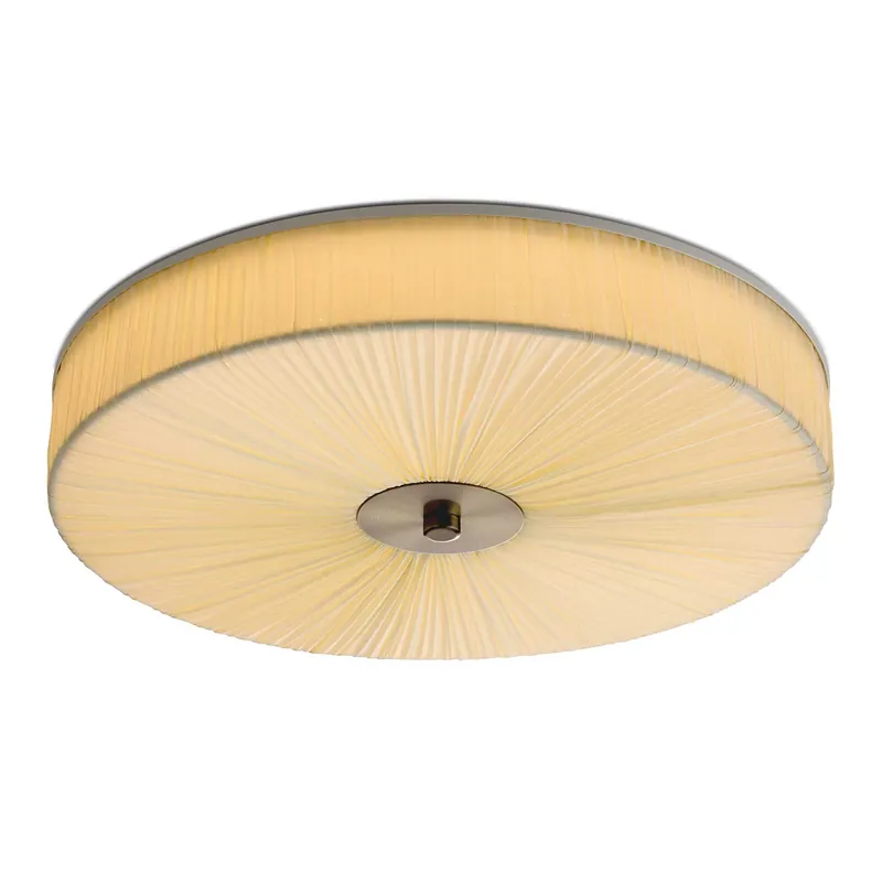 Lámpara de techo de tela LED diseño vintage para dormitorio