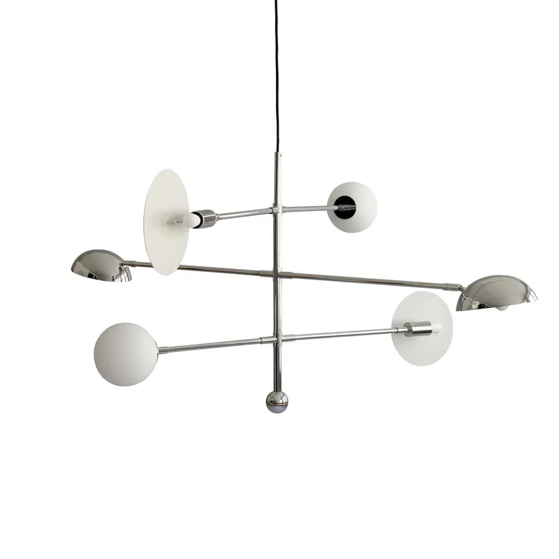 Shan Chandelier - Lámpara colgante de diseño en metal para comedor