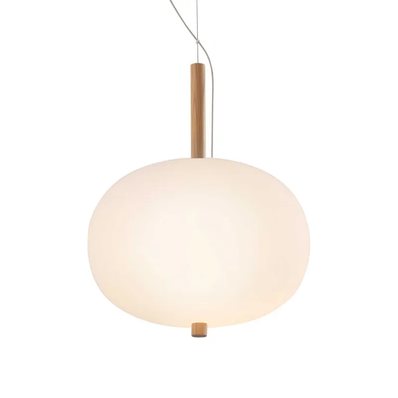 Ilargi - Lámpara colgante LED de vidrio diseño moderno para cocina