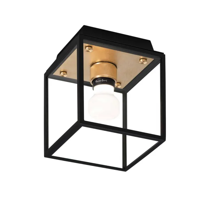 Caged Wet Pequeño - Plafón baño metal diseño industrial