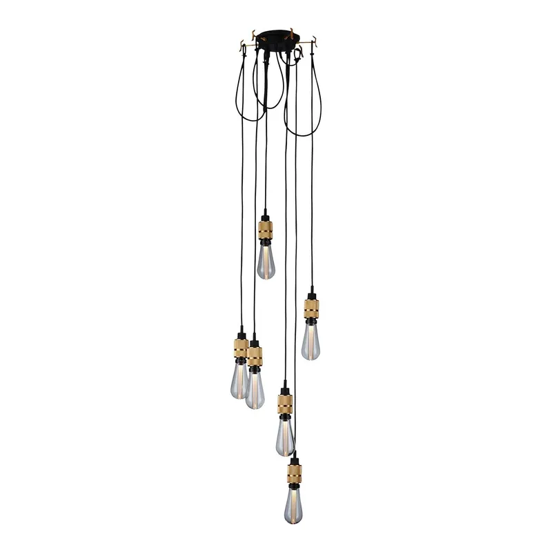 Hooked 6.0 Nude - Lámpara colgante de gran altura en metal diseño