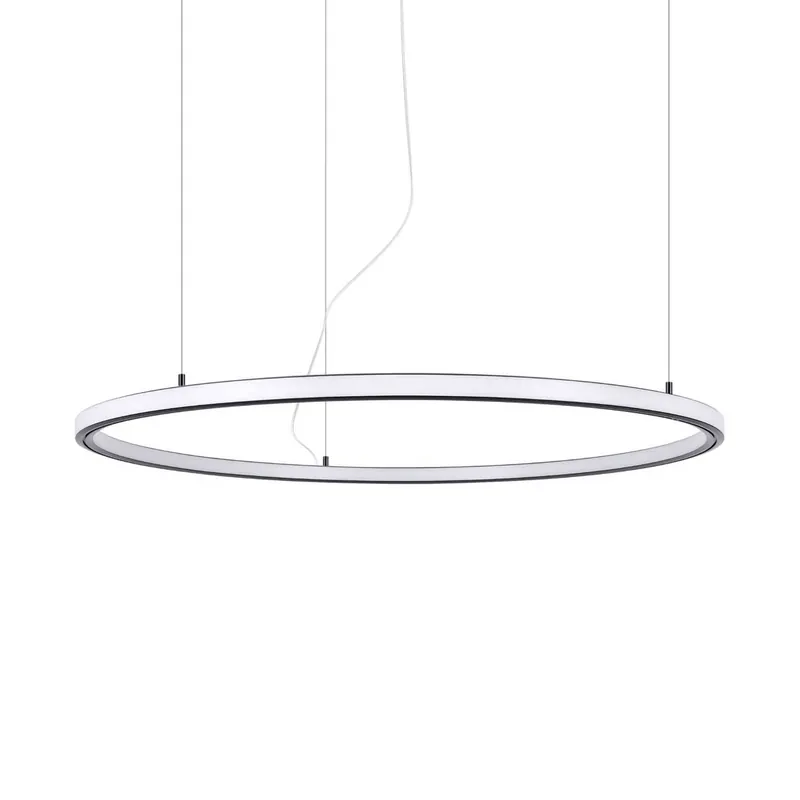 Persei - Lámpara colgante redonda tubo LED diseño contemporáneo