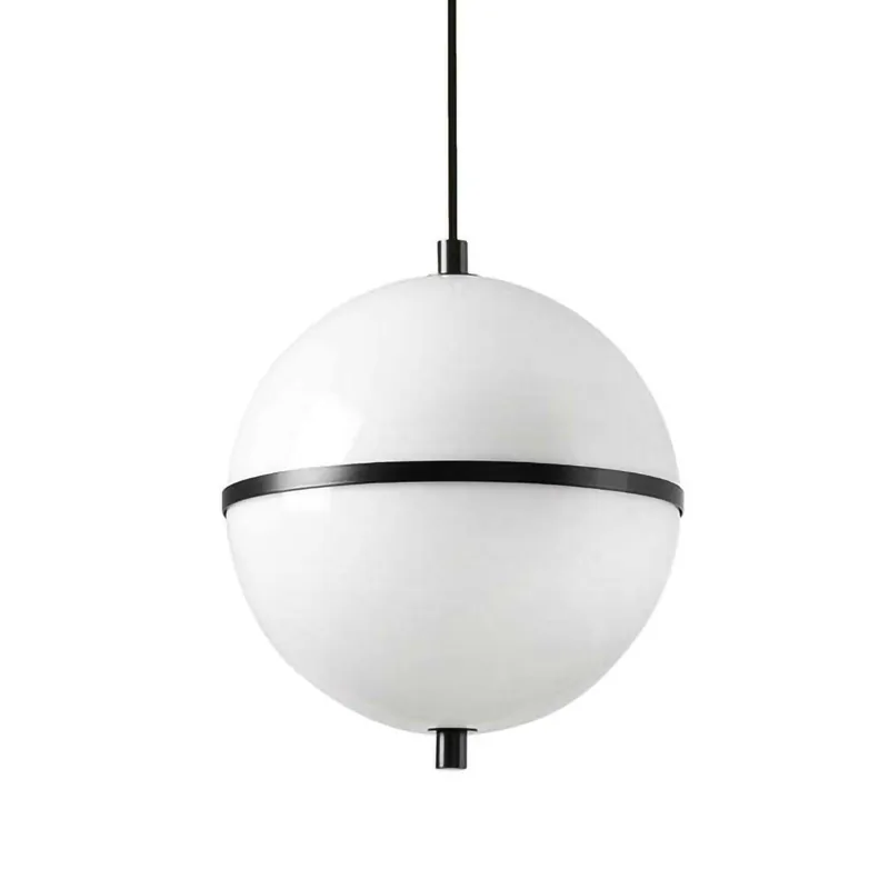 Domo - Lámpara colgante esfera blanca para salón minimalista