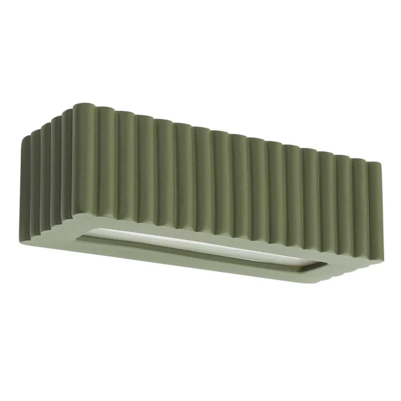 Arich - Aplique de pared rectangular acanalado moderno