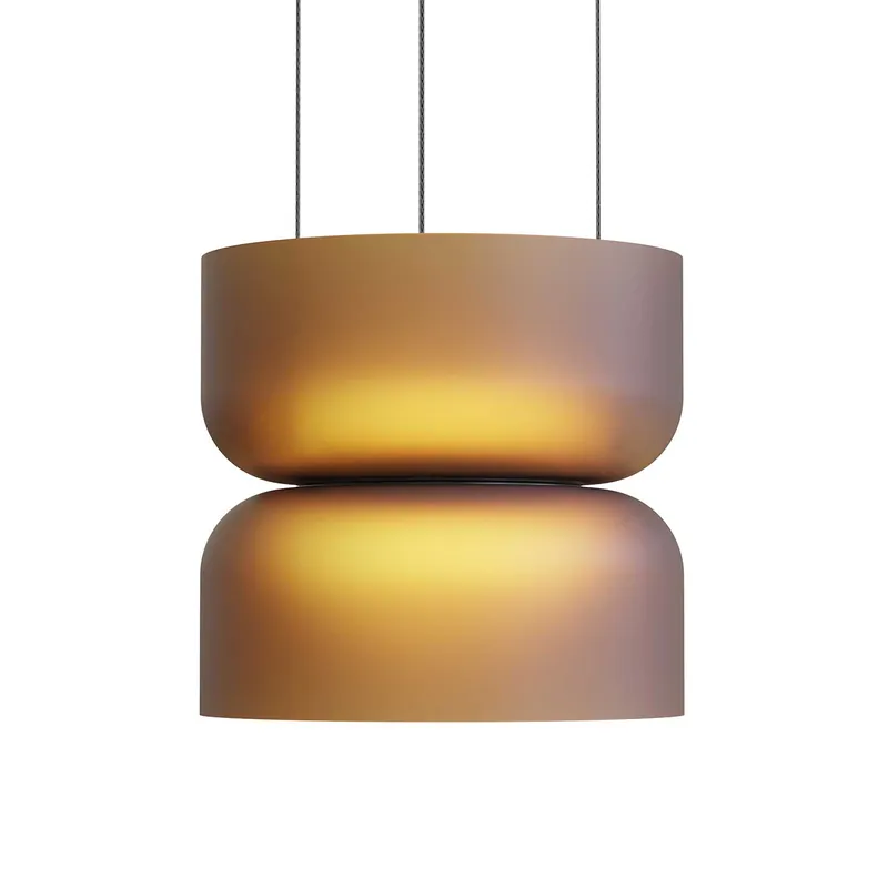 Totem Mini - Lámpara colgante LED de vidrio diseño contemporáneo para cocina