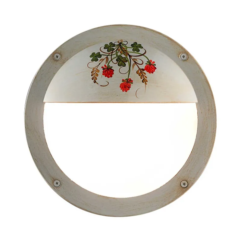 Brindisi - Aplique de pared de exterior vintage en cerámica