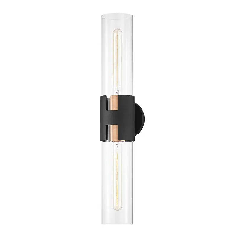 Amado - Aplique de pared lujoso de vidrio para salón