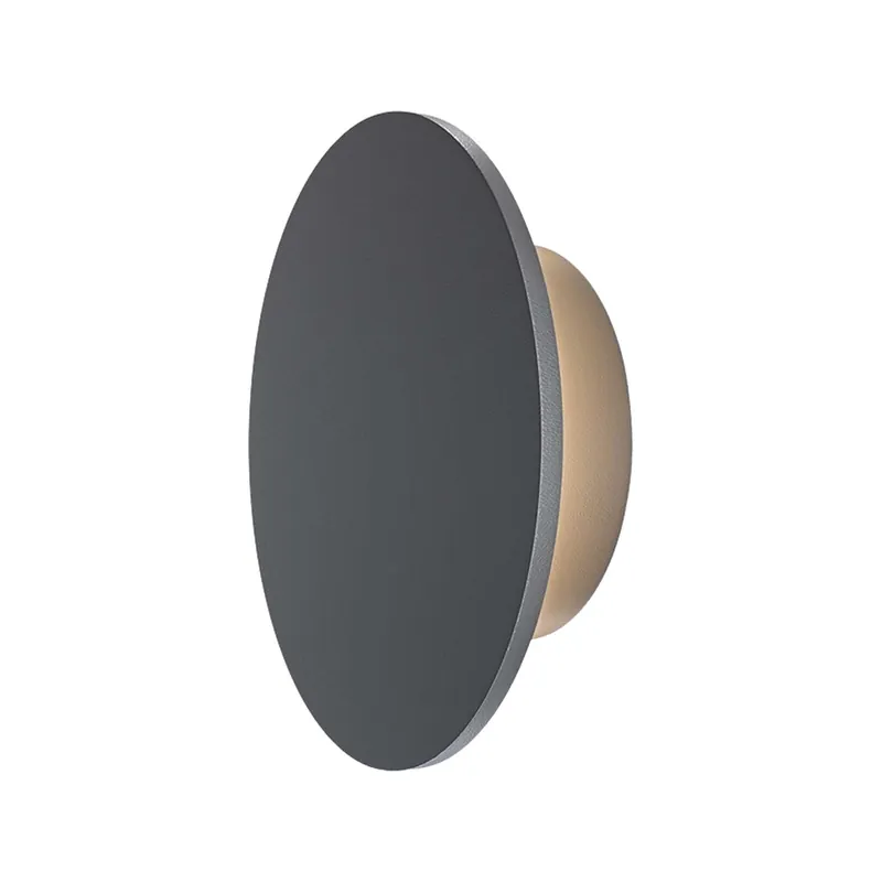 WALD - Круглый уличный настенный светильник с встроенной светодиодной лампой