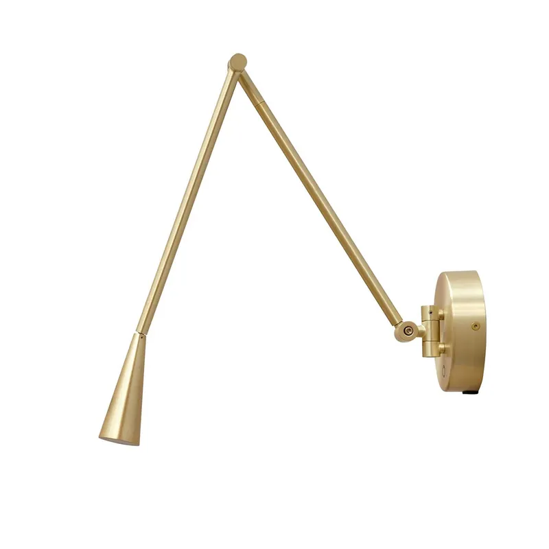 Snake - Настенный дизайнерский светильник для чтения из стали в современном стиле