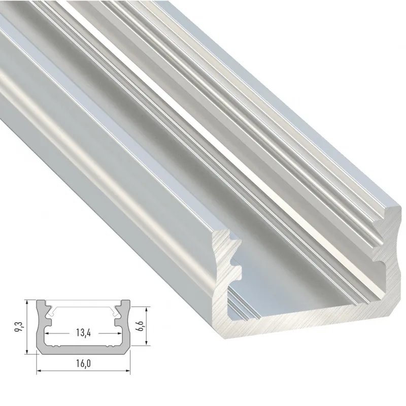 Perfíl Aluminio Tipo A 2,02M