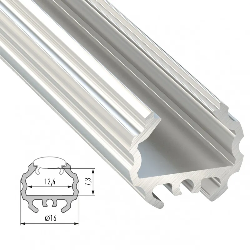 Perfíl Aluminio Tipo MICO 2,02M - Bruto