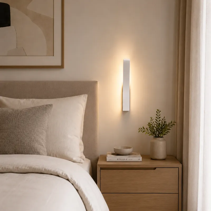 Aplique de Pared E14 Blanco (Sin Lámpara) Riley [HO-E14WALLLIGHT-C-W]