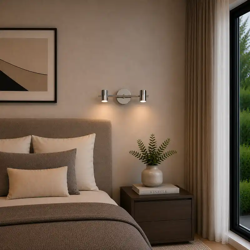 Aplique de Pared 2xGU10 (Sin Lámpara) Georgia  [HO-APL-GU10-003]