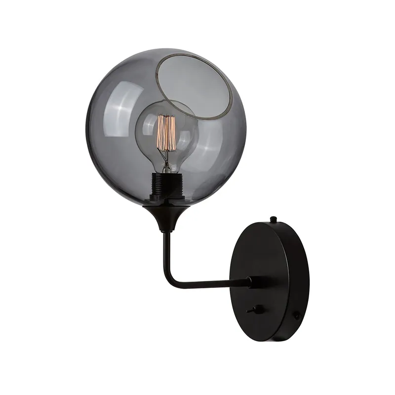 Aplique de Pared "Ballroom Smoke" Ø370mm E27 Sin Bombilla