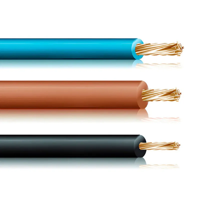4 mm bicolor halogenfri förstärkt kabel per meter [E3-16405]