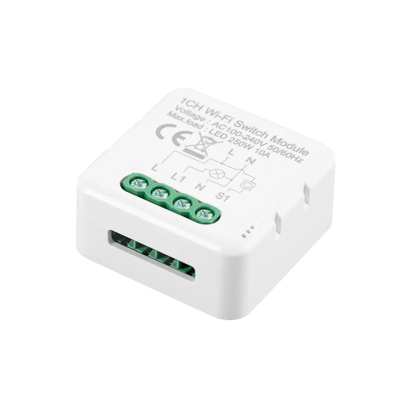 WiFi Switch kompatibel med konventionell switch och tryckknapp