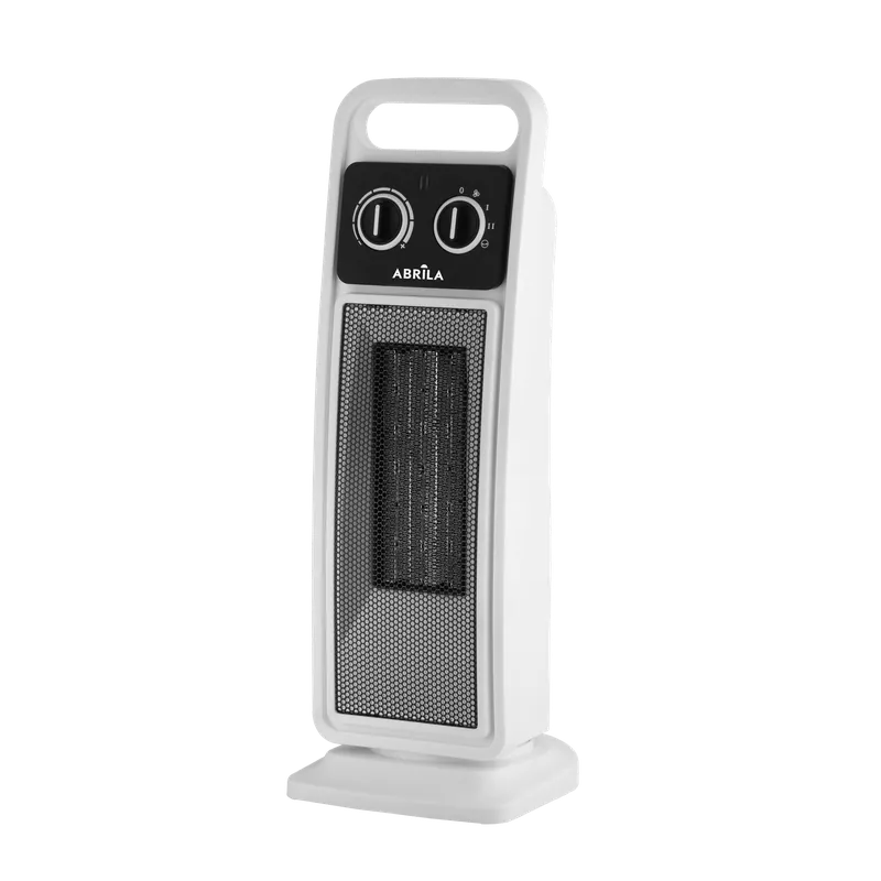 Vertikal PTC keramisk värmefläkt Brasilien 2000w vit 2 effekter oscillerande anti-termostat 50,7x19x18,3cm