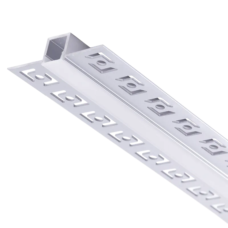 Aluminiumprofil för inbäddning av gips/Pladur Led Strip 9mm - 2M [BX3-PA-639-2M]