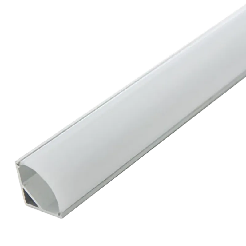 Aluminiumprofil för hörninstallation med LED Strip - Opal Diffuser x 2M [BX3-A1616]