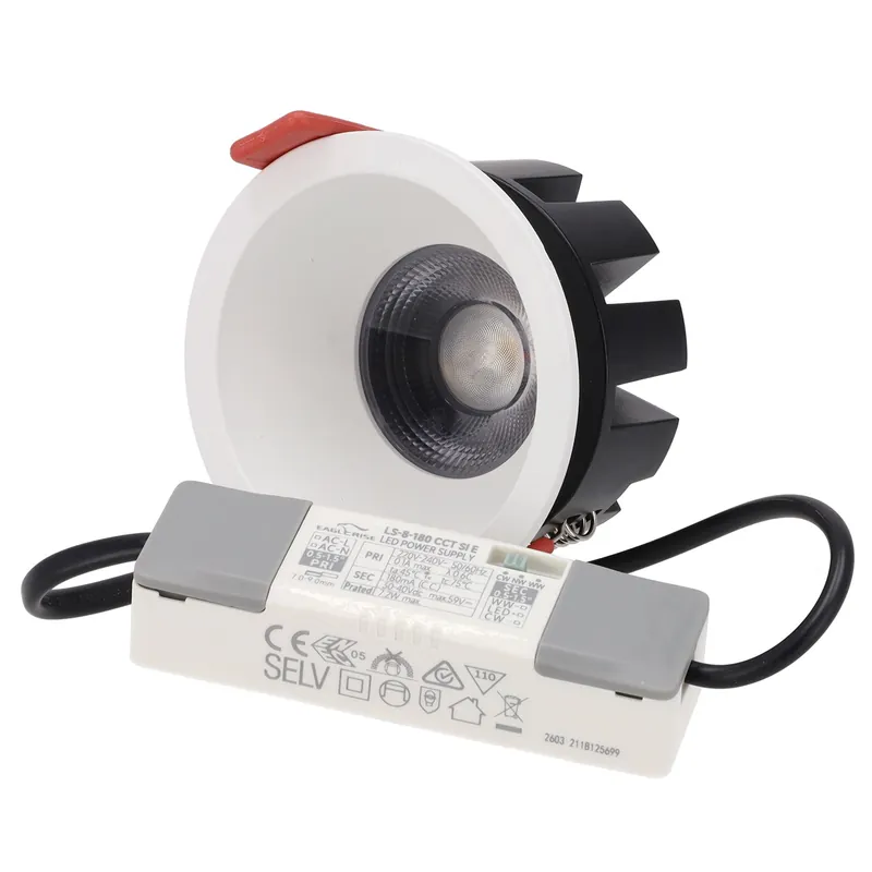 8W CCT LED-downlight OSRAM-chip Ø 75mm urskärning