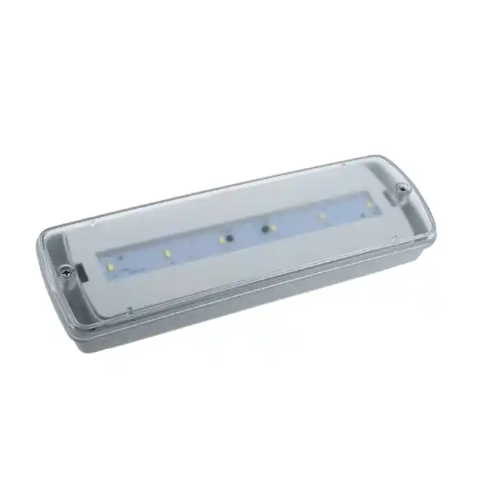 200 LM Infälld LED-nödbelysningssats med IP65 vattentät kapsling / Permanent/Anti-permanent 5000K