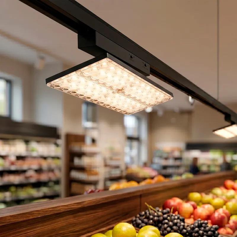30W CCT LED-skenlampa "Market" Svart