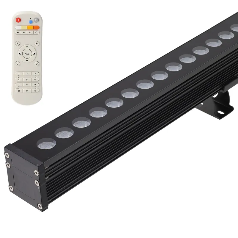 80W 100 lm/W 30° RGB/CCT LED-väggbelysning med fjärrkontroll, TUYA-system