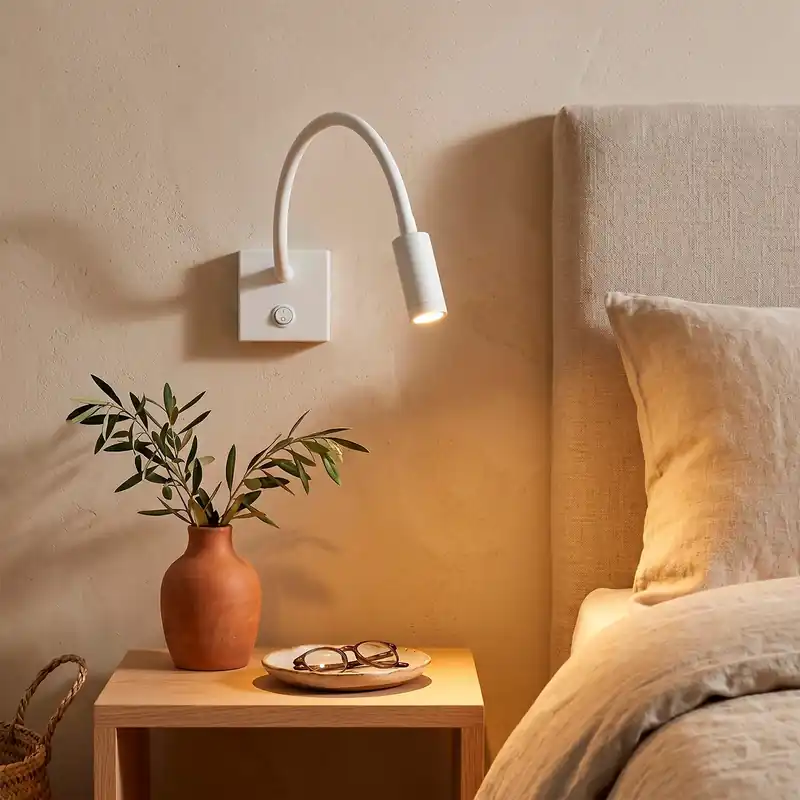 Aplique de pared flexible para lectura "Vega" 3W