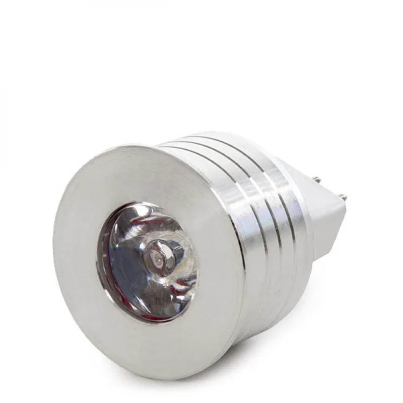 Ampoule LED GU5.3 1W 90Lm 6000ºK 12V 40 000H [PL-187201-MR16-30-CW]