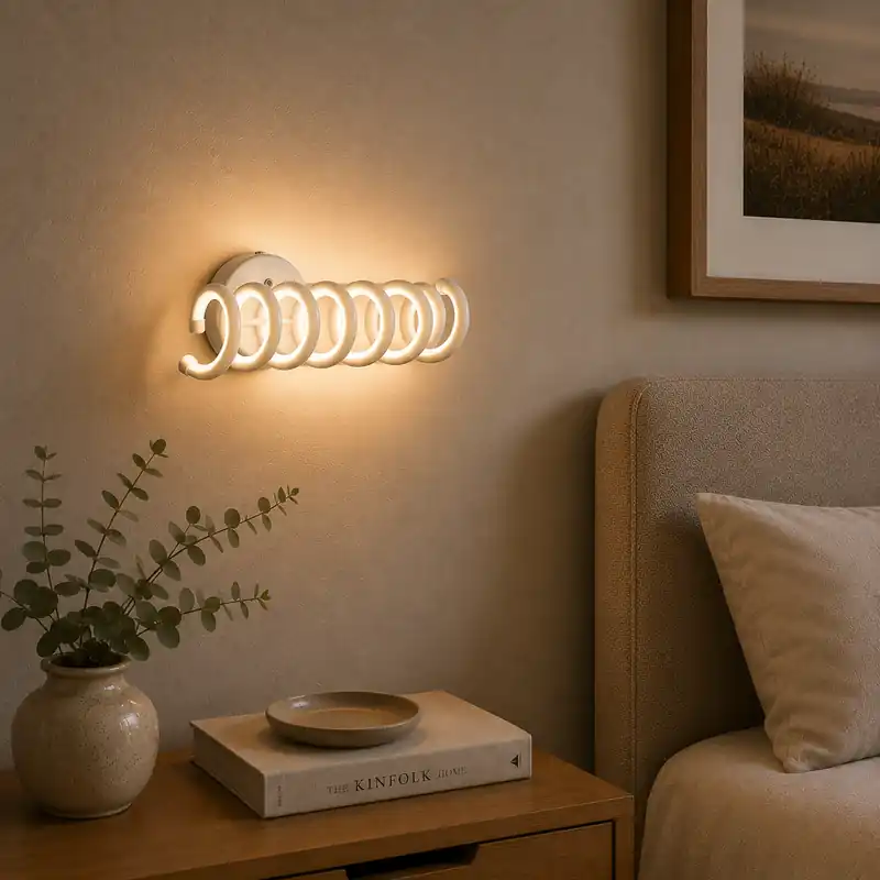 Applique murale LED 15W 1147Lm 4200ºK Spring-2 40 000H [HO-WL-SPRING-2-15W-W]