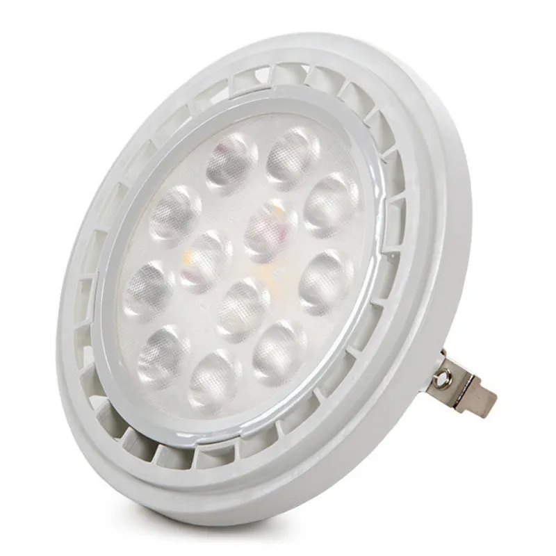 Ampoule LED AR111 9W 900Lm 6000ºK G53 40 000H [HO-2835AR111-9W-CW]