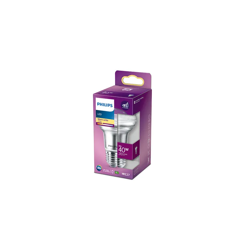 Ampoule LED Philips E27 R63 3W 255Lm 2700K [PH-929001891355]