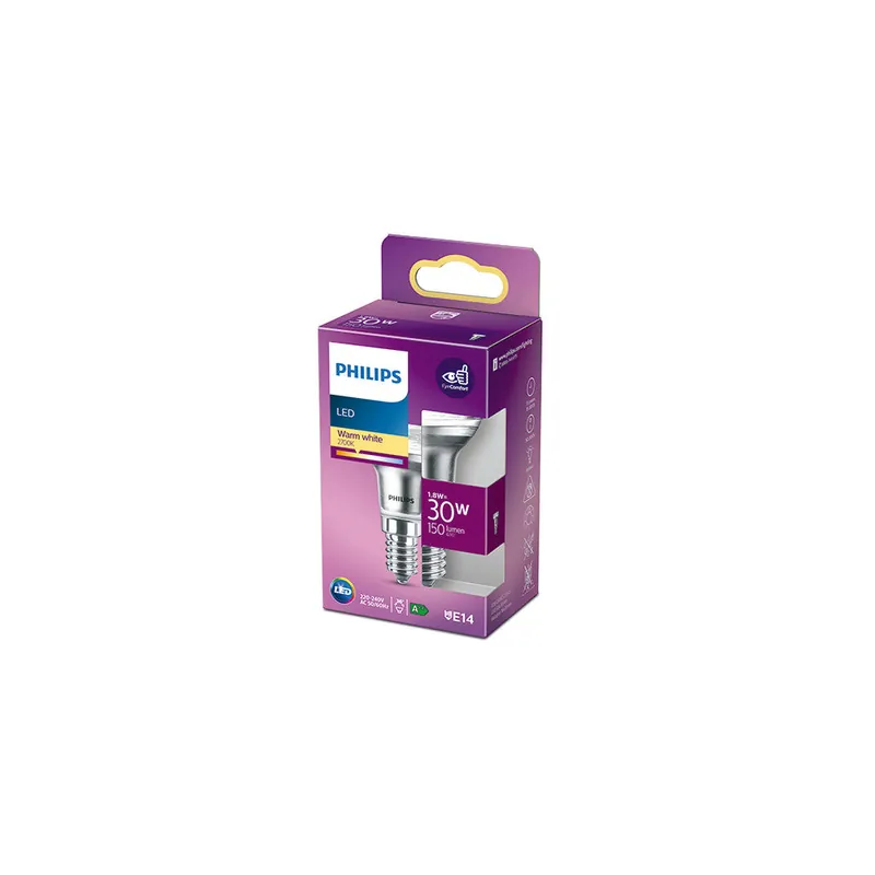 Ampoule LED Philips E14 R39 1.8W 190Lm 2700K [PH-929001890955]