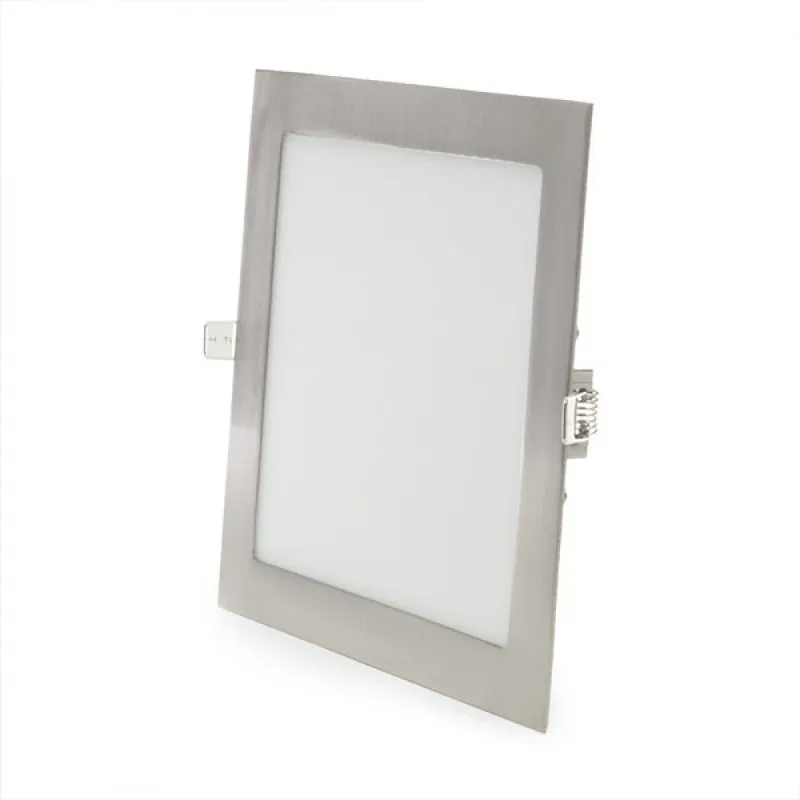 18W 1800Lm 6000ºK fyrkantig satinnickel LED-panel 50 000H [GL-CL-S18N-CW]