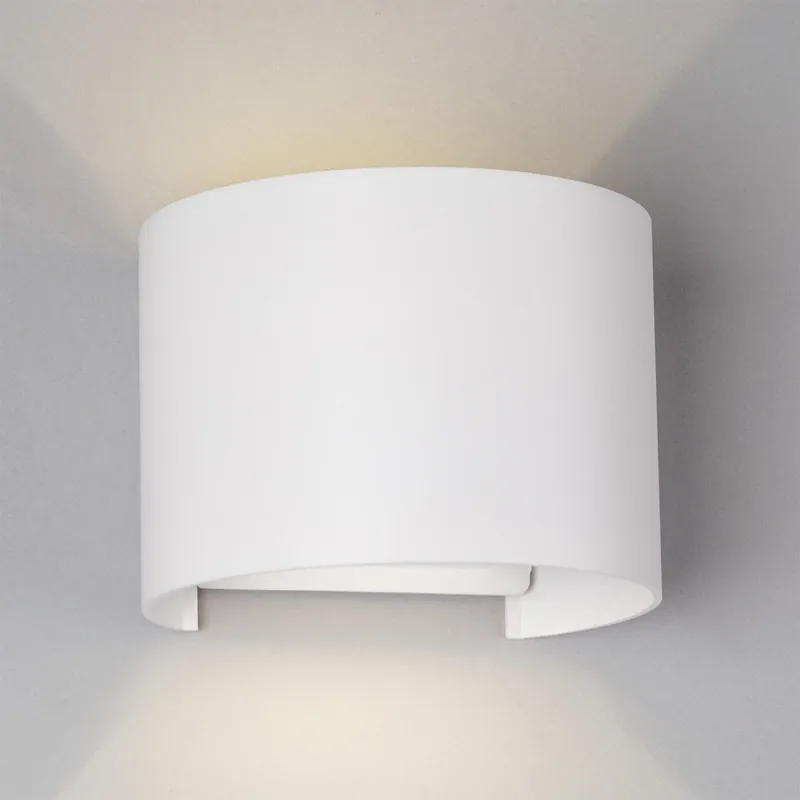 Utomhus LED-vägglampa 2x5W 100Lm/W IP65 Vit 4000K [HO-APL07-IP65-WW]